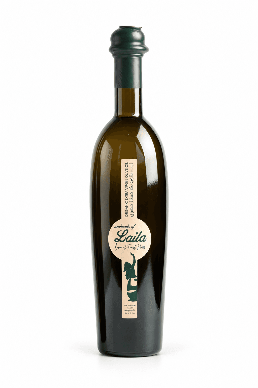 Orchards of Laila organic extra virgin olive oil bottle